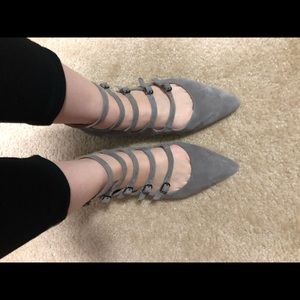 COPY - Brand new suede grey flats